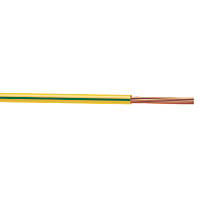 Time 6491X Green/Yellow 1-Core 10mm² Conduit Cable 10m Coil