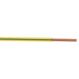 Time 6491X Green/Yellow 1-Core 10mm² Conduit Cable 10m Coil