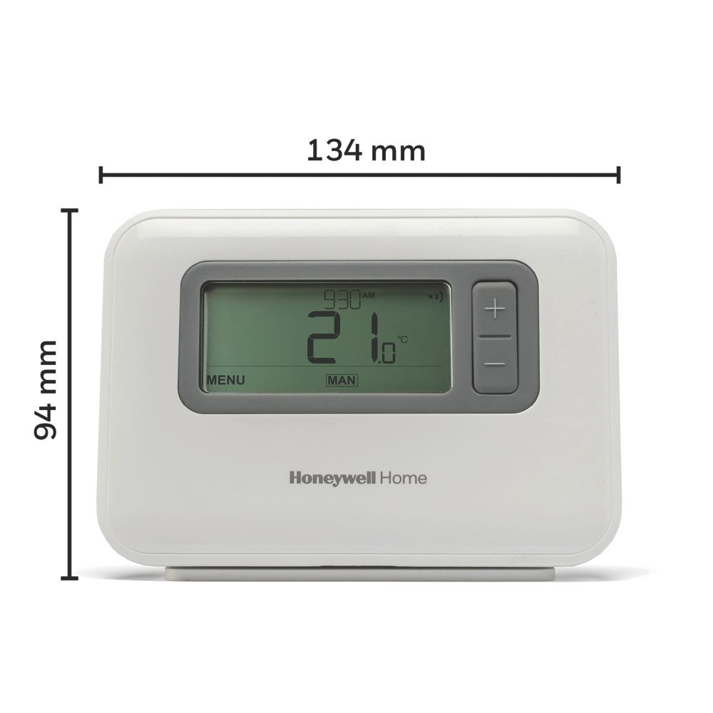 Honeywell Home T3 1-Channel Wireless Programmable Thermostat - Screwfix