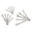 Milwaukee MAX BITE Mixed Metric Combination Spanner Set 15 Pieces