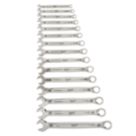 Milwaukee MAX BITE Mixed Metric Combination Spanner Set 15 Pieces