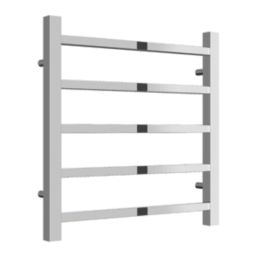 Reina 500mm x 500mm 491BTU Chrome Flat Designer Towel Radiator