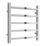 Reina 500mm x 500mm 491BTU Chrome Flat Designer Towel Radiator