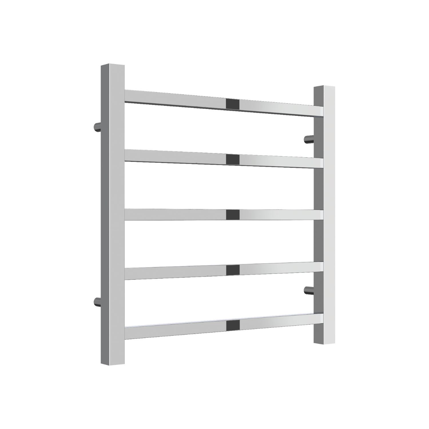 Reina 500mm x 500mm 491BTU Chrome Flat Designer Towel Radiator (543LH)