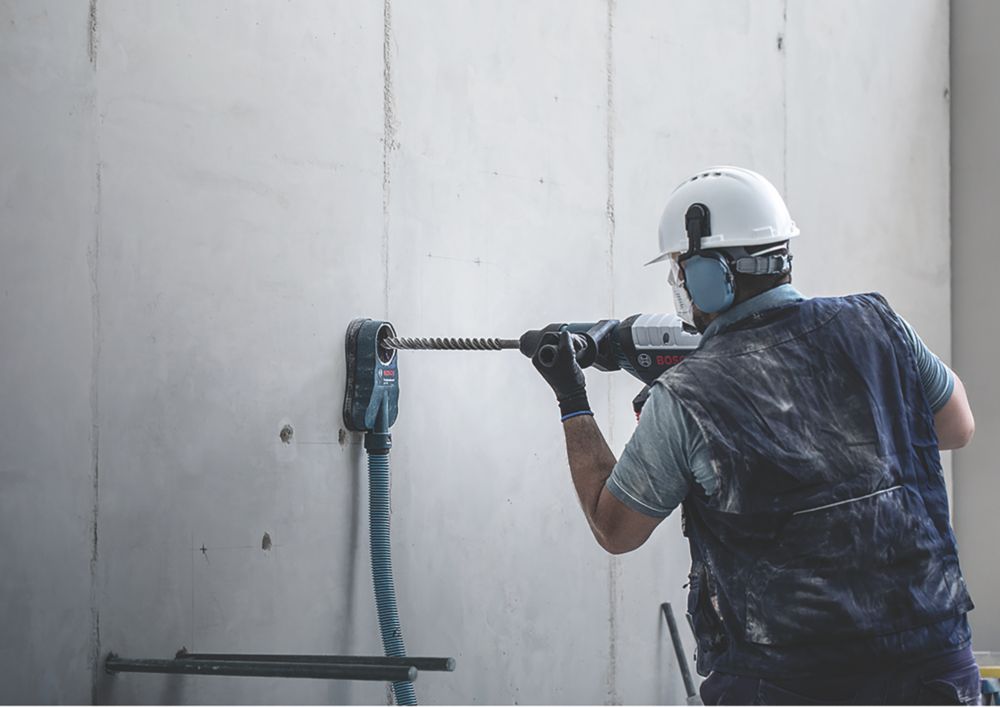 Bosch drill best sale for concrete walls