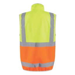 Regatta Pro Zip Collar Vest Hi-Vis Vest Yellow/Orange Medium 39.5" Chest