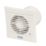 Vent-Axia 441625 Lo-Carbon Silhouette 100mm (4") Axial Bathroom Extractor Fan with Timer White 230V