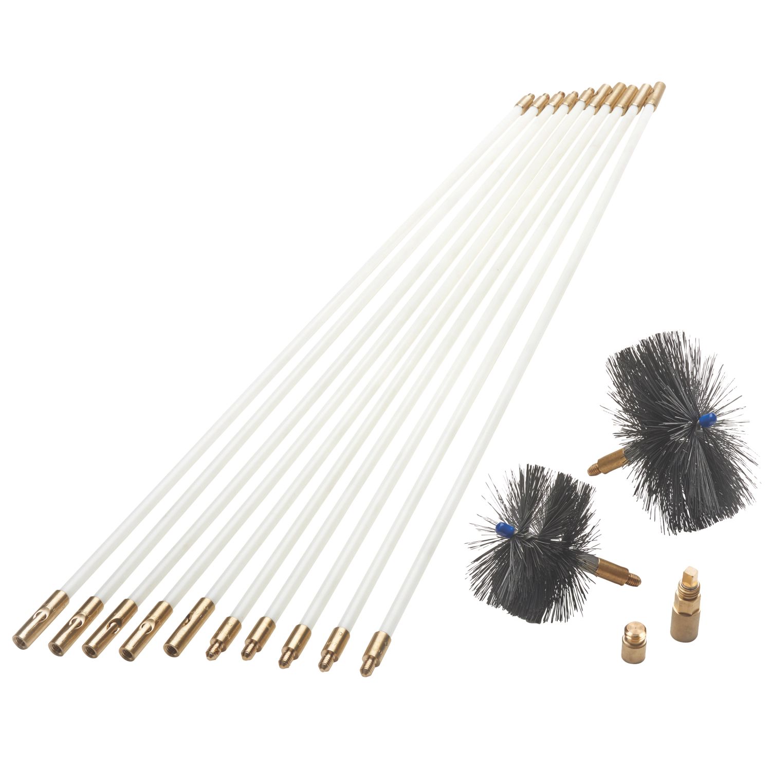 Bailey 12mm White Drain Rod Set 9m 14 Pcs (54452)