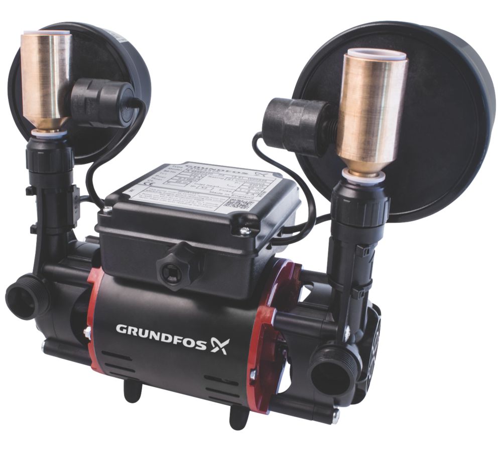 Grundfos 98950220 Regenerative Twin Shower Pump 2.0bar