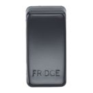 Knightsbridge 'FRIDGE' Switch Cover Matt Black
