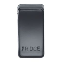 Knightsbridge 'FRIDGE' Switch Cover Matt Black