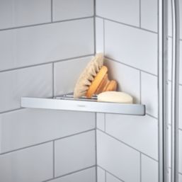 Hansgrohe AddStoris 1-Tier Corner Basket Chrome