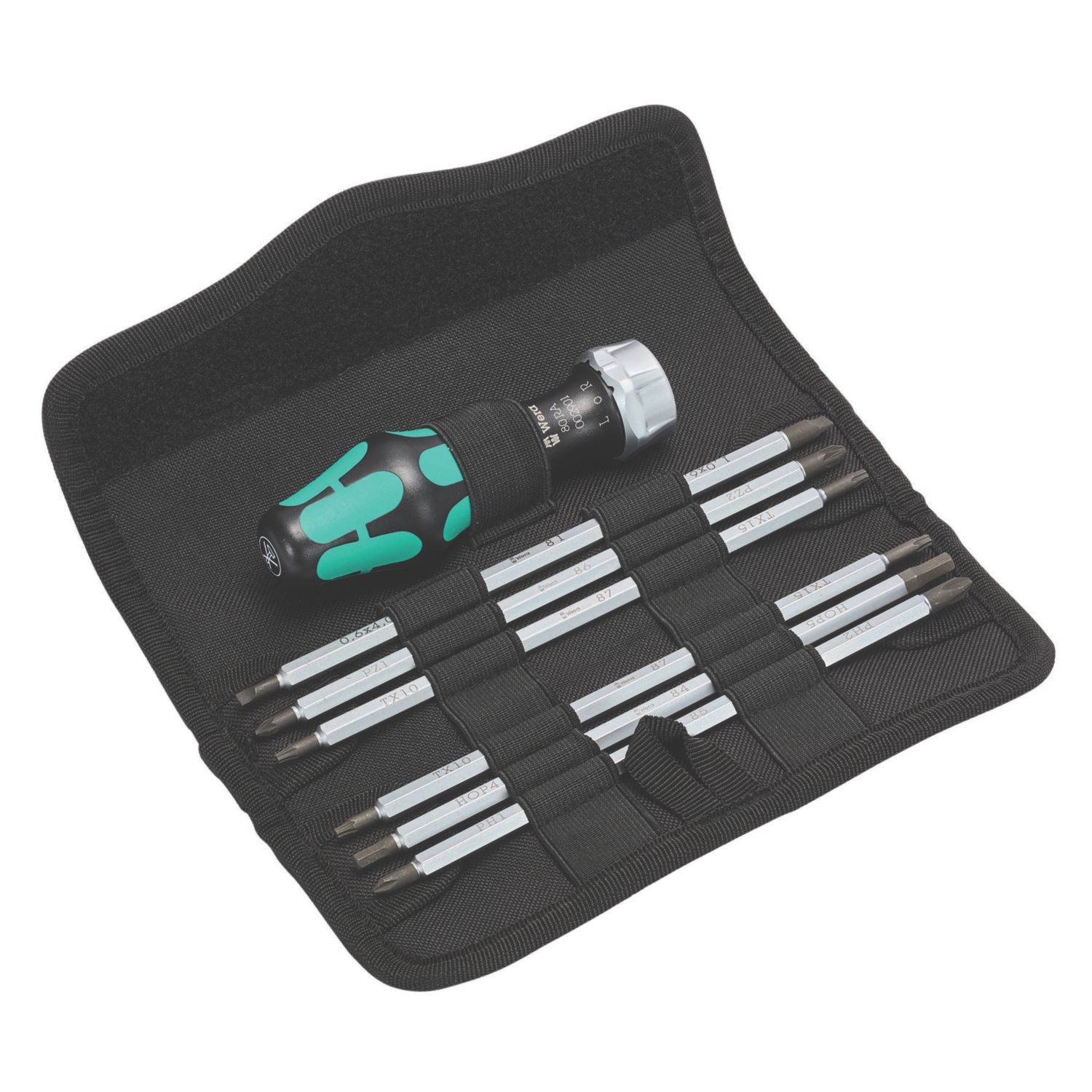 Wera Kraftform Kompakt Vario RA SB Interchangeable Ratchet Screwdriver Set 7 Pcs (544HG)
