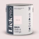 LickPro Max+ 2.5Ltr Pink 04 Matt Emulsion  Paint