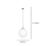 Eglo Rondo 25cm Single Pendant Light White