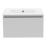 Newland  Single Drawer Wall-Mounted Vanity Unit with Basin Matt Pearl Grey 600mm x 450mm x 370mm