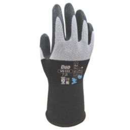 Wonder Grip WG-555 Duo  Gloves Black/White Small