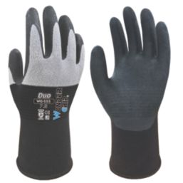 Wonder Grip WG-555 Duo  Gloves Black/White Small