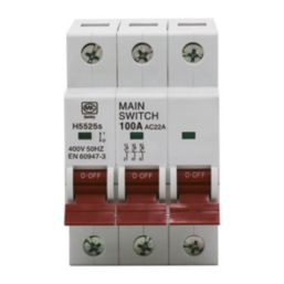 MK Sentry H5525S 125A 3-Pole Unfused 3-Phase Disconnector
