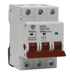 MK Sentry H5525S 125A 3-Pole Unfused 3-Phase Disconnector