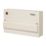 Wylex  21-Module 19-Way Part-Populated  Main Switch Consumer Unit