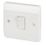 MK Logic Plus 10AX 1-Gang 1-Way Light Switches  White  5 Pack