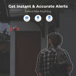 Reolink B320 Argus Solar & Battery-Powered White Wired or Wireless 3MP Indoor & Outdoor Bullet Camera