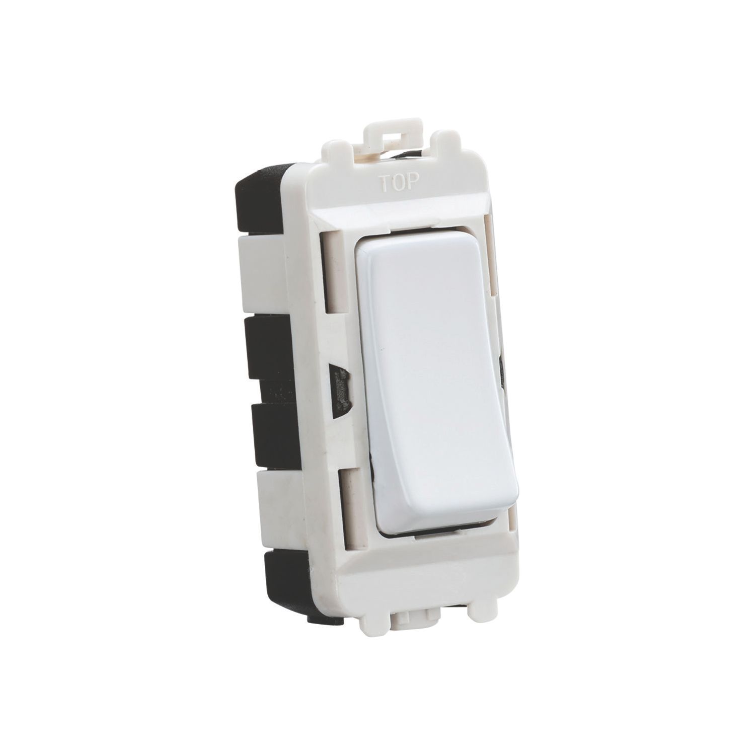 Knightsbridge 20AX Grid SP Control Switch Matt White (545CR)