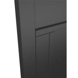 Green & Taylor Heritage Primed Black Wooden 3-Panel Internal Door 1981mm x 686mm