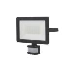 LAP Weyburn Outdoor LED Floodlight With PIR Sensor Black 100W 14,800lm