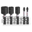 Bosch Impact Control Screwdriver Bits & Nutsetters 5 Piece Set