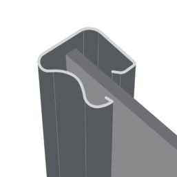 Spacepro Classic 4-Door Sliding Wardrobe Door Kit Stone Grey Frame Stone Grey / Mirror Panel 2370mm x 2260mm