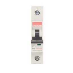 Contactum Defender 40A SP B Curve  MCB