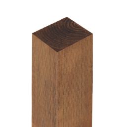 Forest Golden Brown Fence Posts 100mm x 100mm x 2100mm 3 Pack