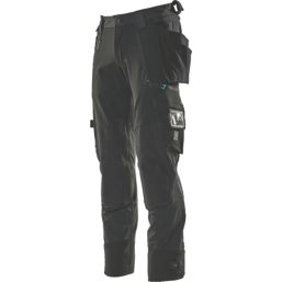 Mascot Advanced 17031 Work Trousers Black 34.5" W 32" L