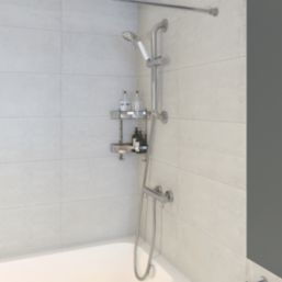 Croydex Metlex Inclusive  Exposed Chrome Thermostatic Shower Set 85mm