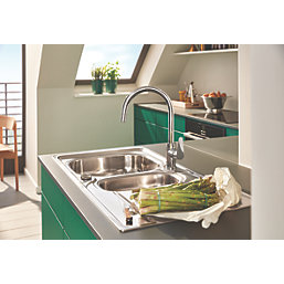 Grohe Start Curve   C-Spout Pull-Out Kitchen Tap Chrome