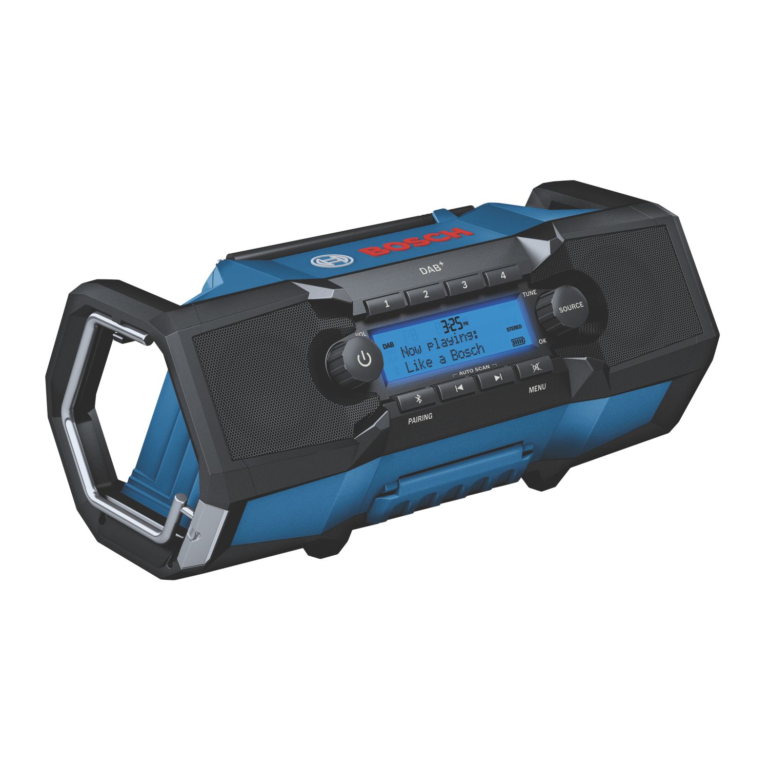 Bosch GPB 18V-2 C 230V or 18V FM Site Radio (545KP)