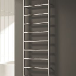 Reina 1200mm x 550mm 945BTU Chrome Flat Designer Towel Radiator