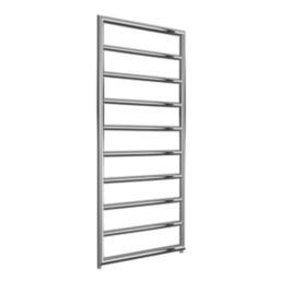 Reina 1200mm x 550mm 945BTU Chrome Flat Designer Towel Radiator