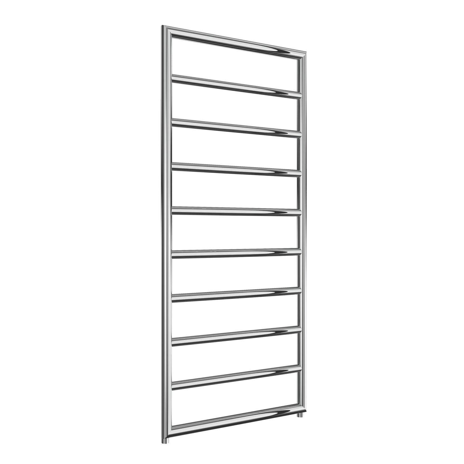 Reina 1200mm x 550mm 945BTU Chrome Flat Designer Towel Radiator (545LH)