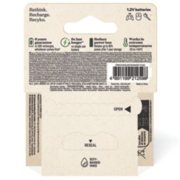 GP Batteries Recyko Rechargeable AA 1.2V Ni-MH Batteries 4 Pack