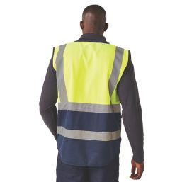 Regatta Pro Executive Vest Hi-Vis Vest Yellow/Navy 2X Large 47" Chest