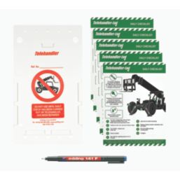 Scafftag  Telehandler Tag Kit 7 Pieces