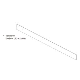 Mariz Vena Black Upstand 3050mm x 150mm x 12mm