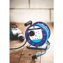 Masterplug LDCT2513BQ/4-XD 13A 4-Gang 25m  Cable Reel 240V