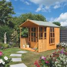 Rowlinson Arley 6' 6" x 9' 6" (Nominal) Apex Shiplap T&G Timber Summerhouse