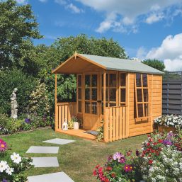 Rowlinson Arley 6' 6" x 9' 6" (Nominal) Apex Shiplap T&G Timber Summerhouse