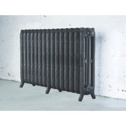 Arroll 760mm x 1234mm 7370BTU Pewter Cast Iron 3 Column Radiator