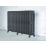 Arroll 760mm x 1234mm 7370BTU Pewter Cast Iron 3 Column Radiator